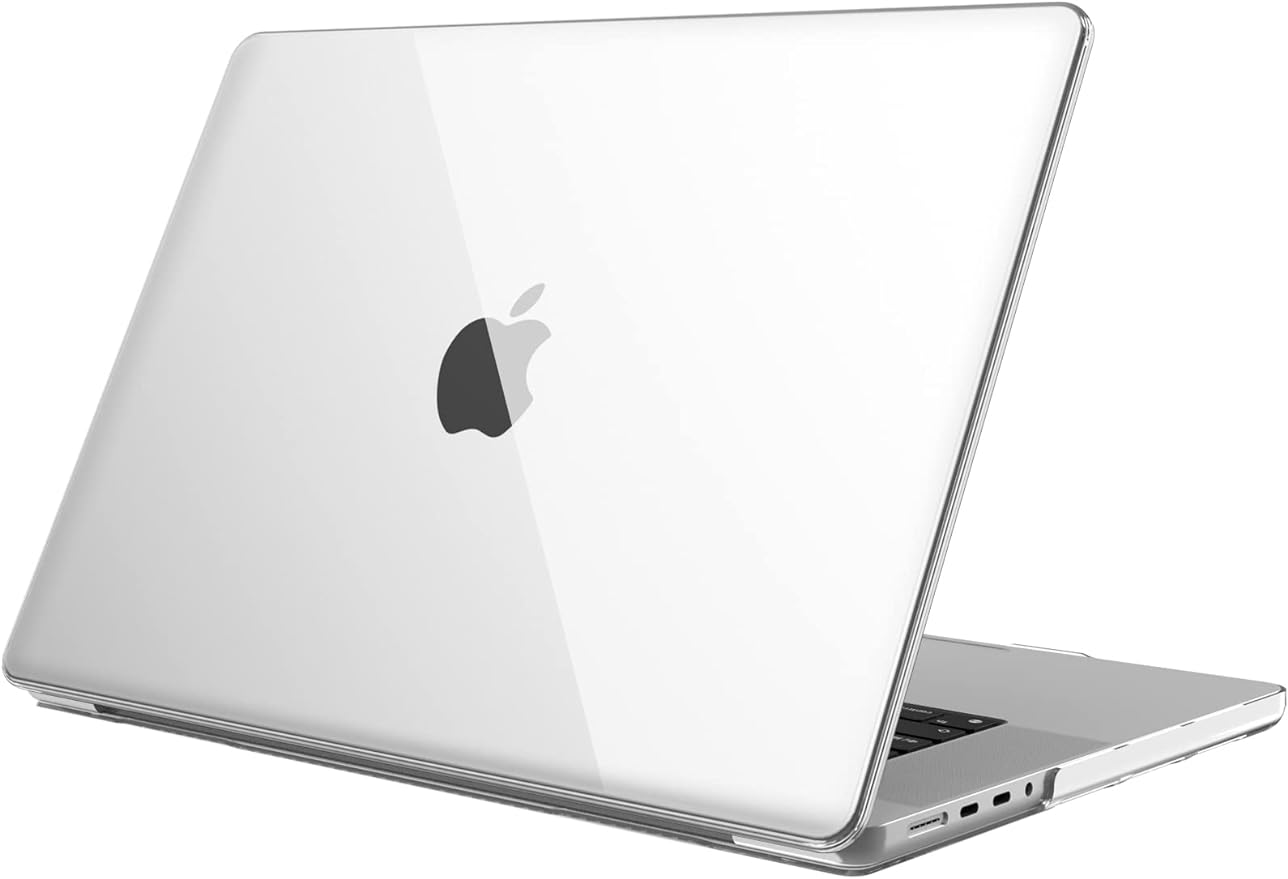 MacBook Pro 16インチ ケース 保護ケース 2021 2022 2023 発売 ハードケース PC 薄型 軽量 耐衝撃性 傷防止  排熱口設計 透明 おしゃれ (モデル番号A2485 / A2780 ) （クリア）