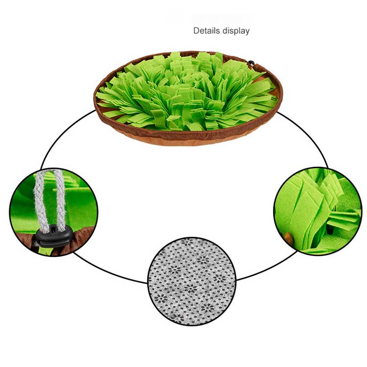 訓練毛布 餌マット 嗅覚訓練 ノーズワーク ストレス解消 運動不足 集中力向上 ペット用品 ペット ペットおもちゃ 性格改善 遊び場所 知育玩具 犬猫兼用 鼻づまり 分離不安 嗅覚活用 送料無料 犬噛む 運動不足/ストレス解消 食いちぎる対策